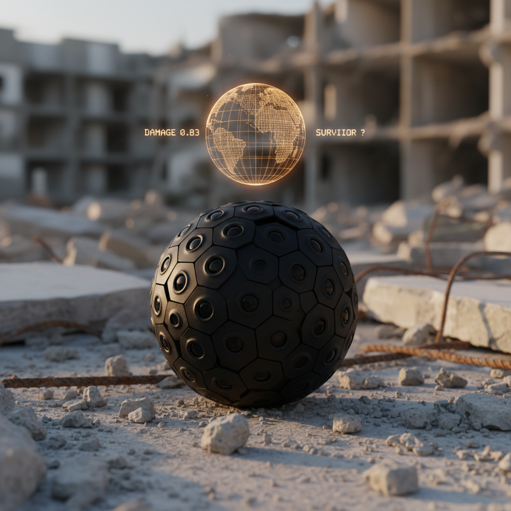 Panorama camera ball: 360-degree multi-lens device for disaster zone imaging